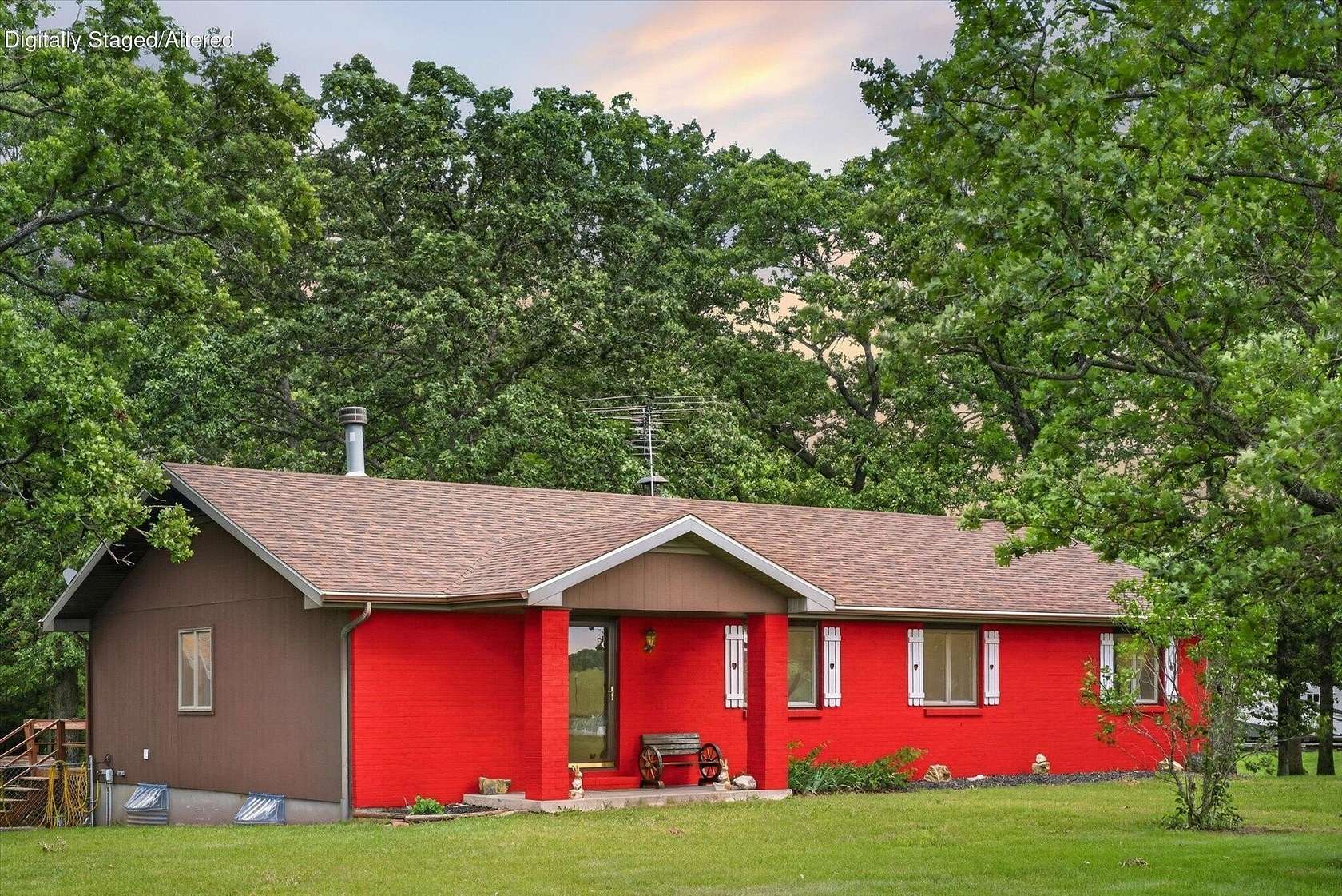 5 Acres of Land with Home for Sale in Wheatland, Missouri