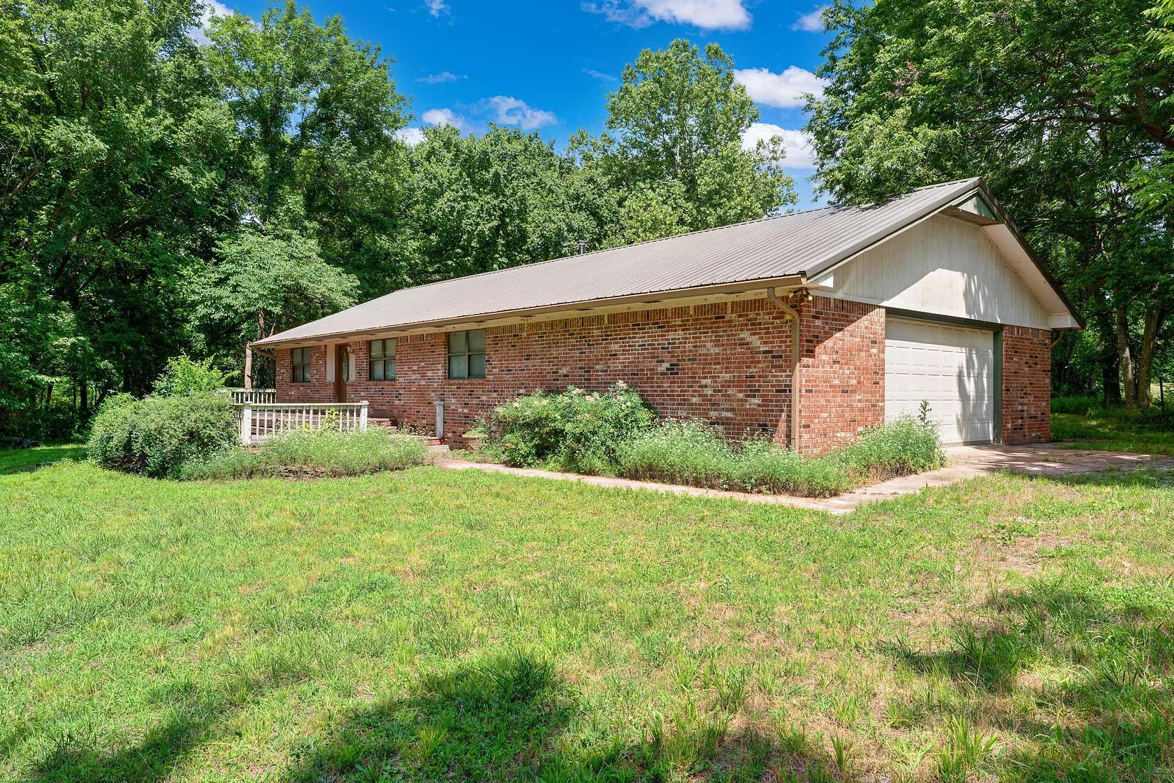 62.3 Acres of Recreational Land with Home for Sale in Afton, Oklahoma