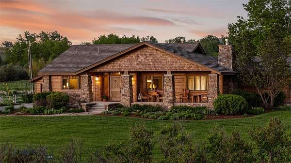 21.2 Acres of Land with Home for Sale in Gallatin Gateway, Montana