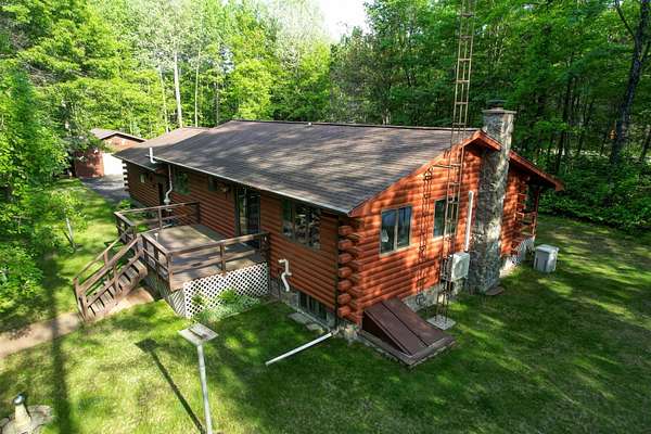 40 Acres of Recreational Land with Home for Sale in Tomahawk, Wisconsin