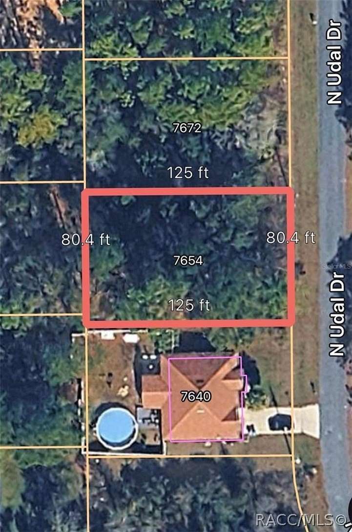 0.23 Acres of Residential Land for Sale in Citrus Springs, Florida