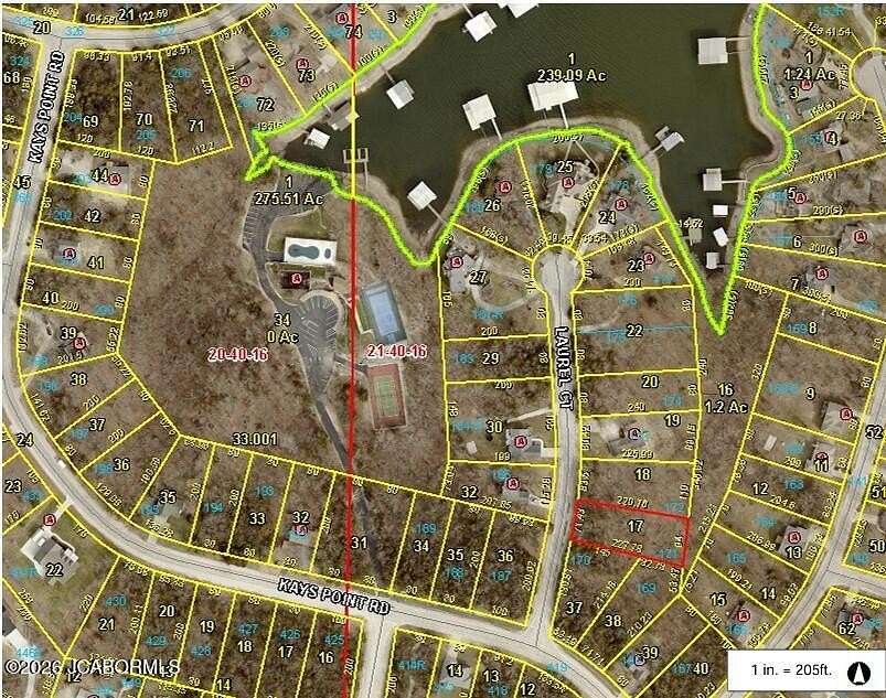 0.43 Acres of Residential Land for Sale in Village of Four Seasons, Missouri