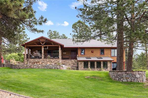 5 Acres of Land with Home for Sale in Franktown, Colorado