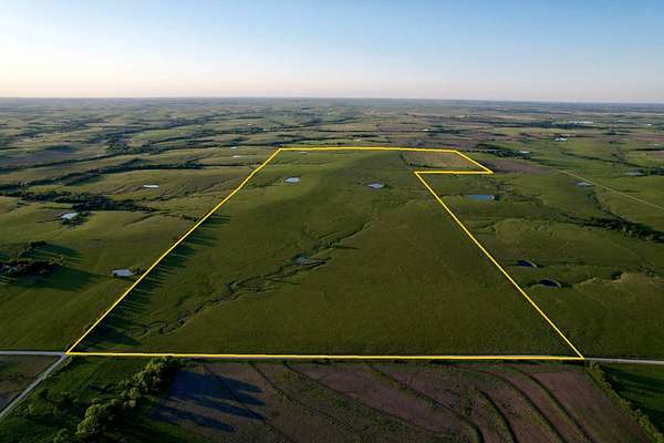 560 Acres of Agricultural Land for Auction in Allen, Kansas
