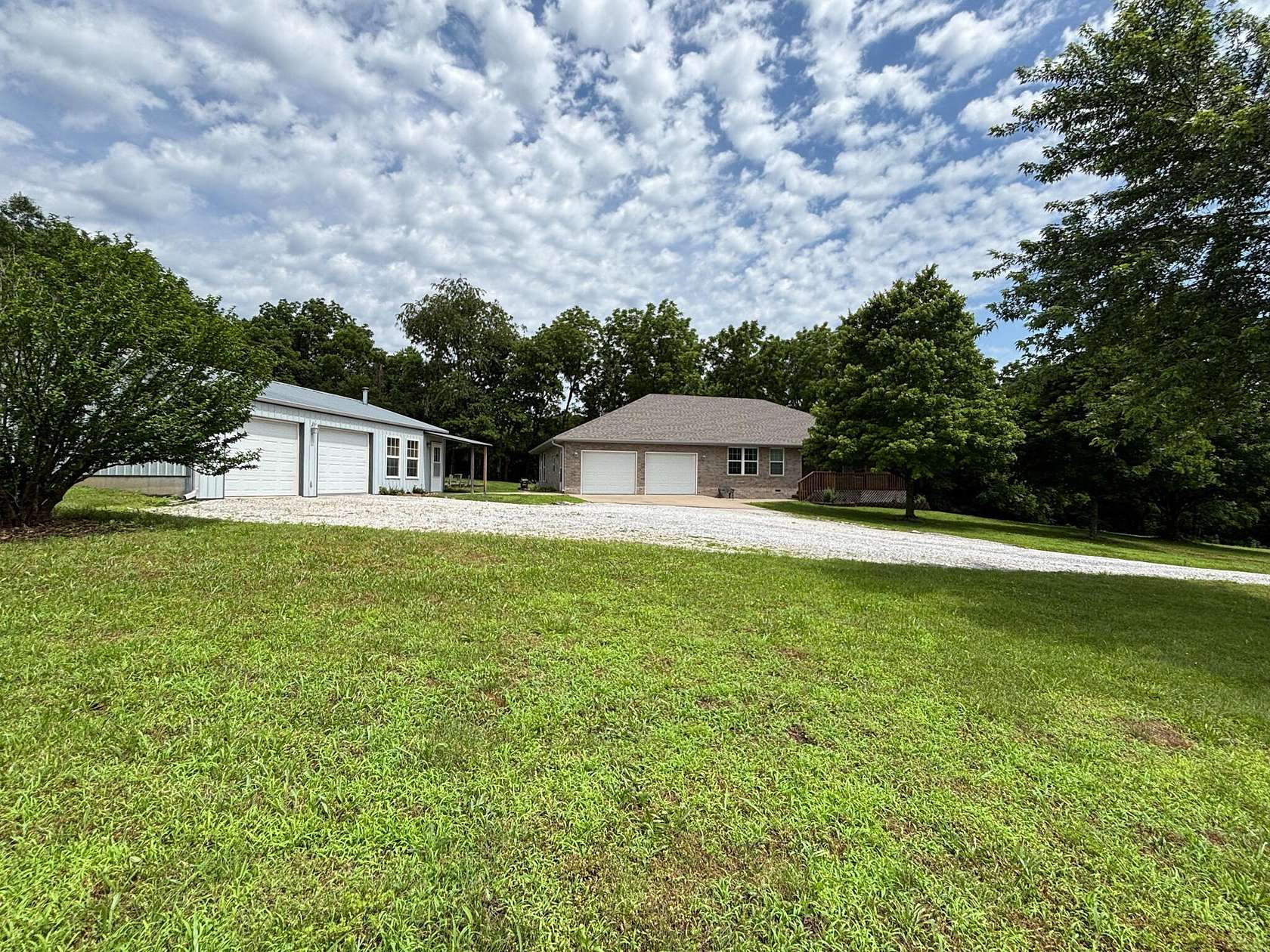 58.3 Acres of Recreational Land with Home for Sale in Aurora, Missouri