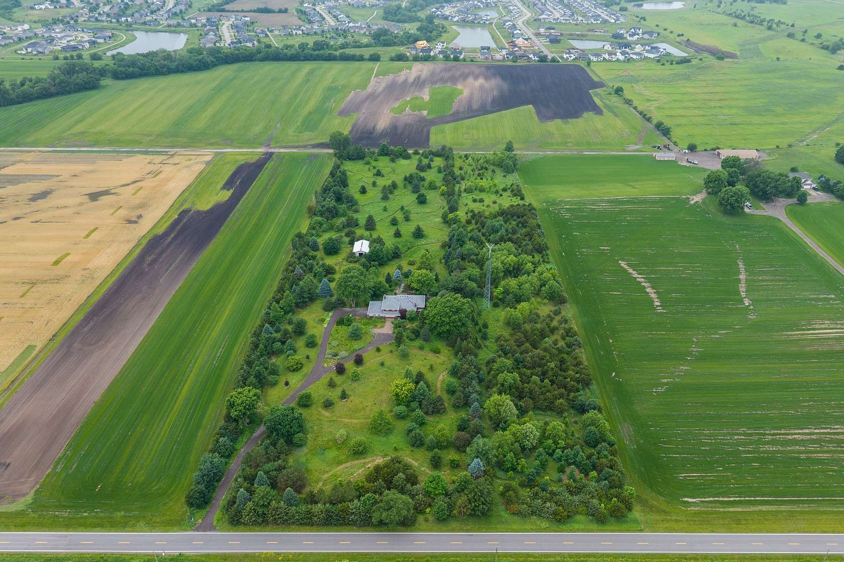 14.7 Acres of Land with Home for Sale in Johnston, Iowa