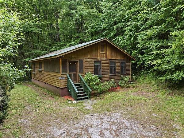 18 Acres of Recreational Land with Home for Sale in Bryson City, North Carolina
