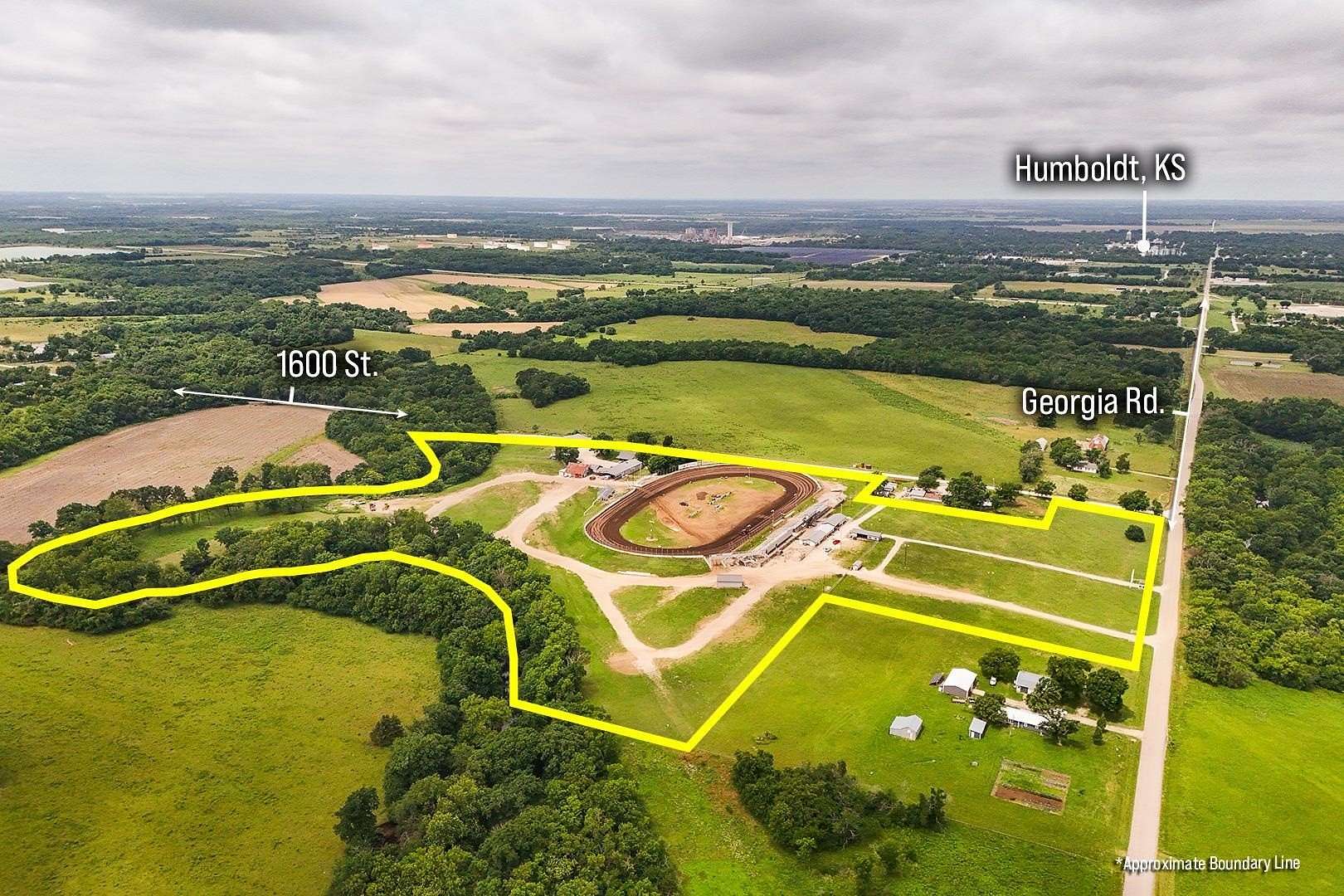33.6 Acres of Commercial Land for Sale in Humboldt, Kansas