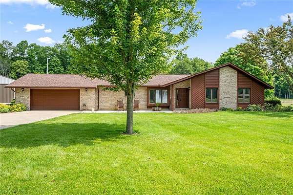 8.62 Acres of Land with Home for Sale in Brookville, Ohio