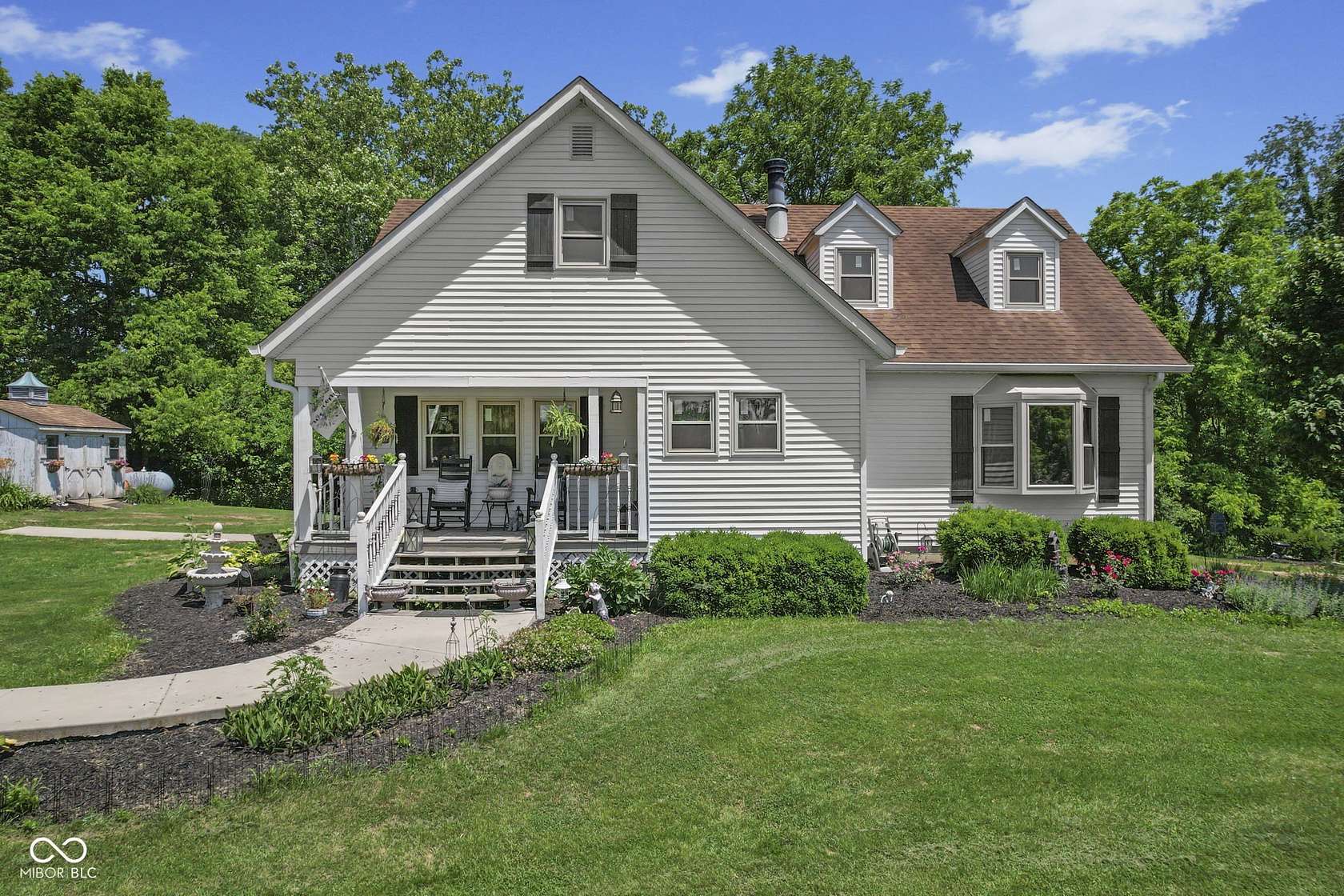5 Acres of Land with Home for Sale in Gosport, Indiana