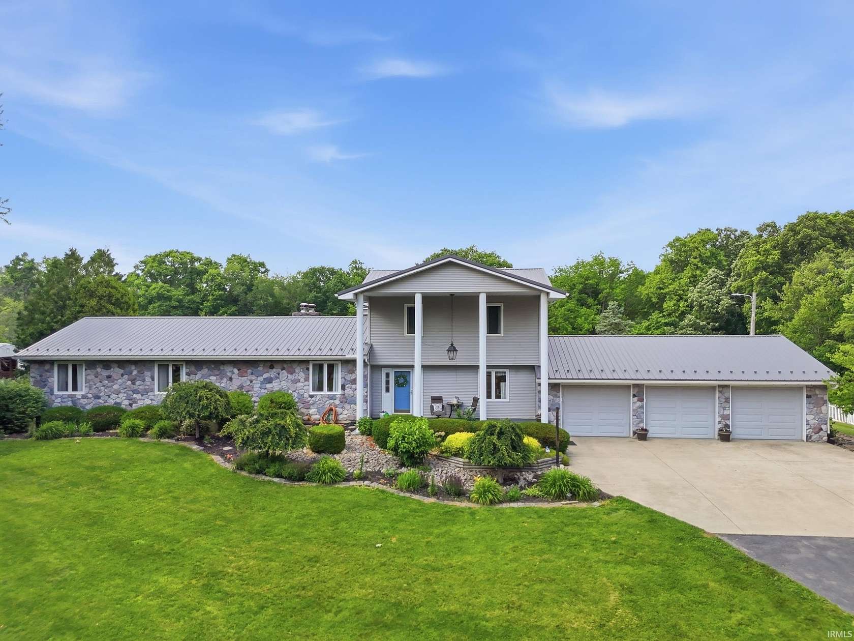 4 Acres of Land with Home for Sale in Roanoke, Indiana