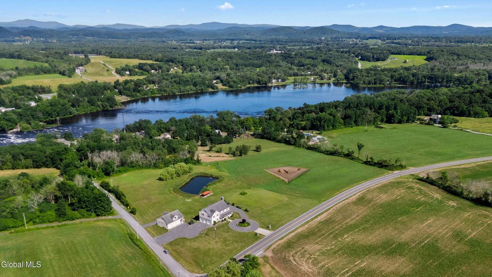 16.7 Acres of Recreational Land with Home for Sale in Schuylerville, New York