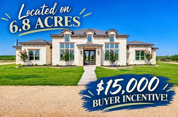 6.86 Acres of Land with Home for Sale in San Angelo, Texas