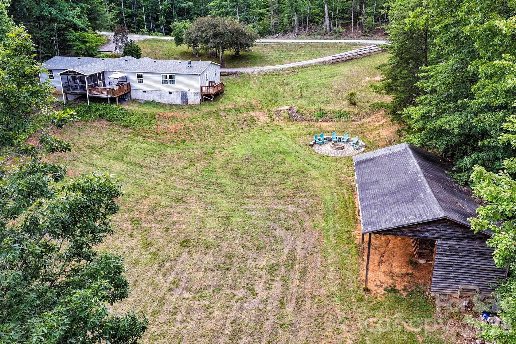 3.5 Acres of Land with Home for Sale in Lake Lure, North Carolina