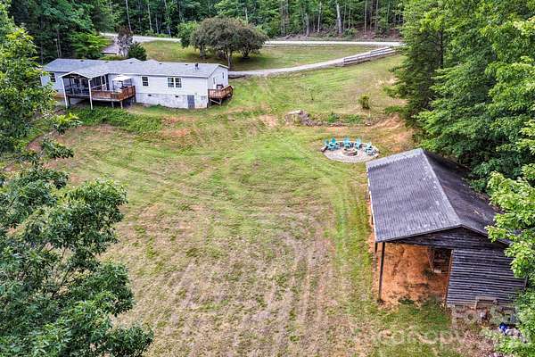 3.5 Acres of Land with Home for Sale in Lake Lure, North Carolina