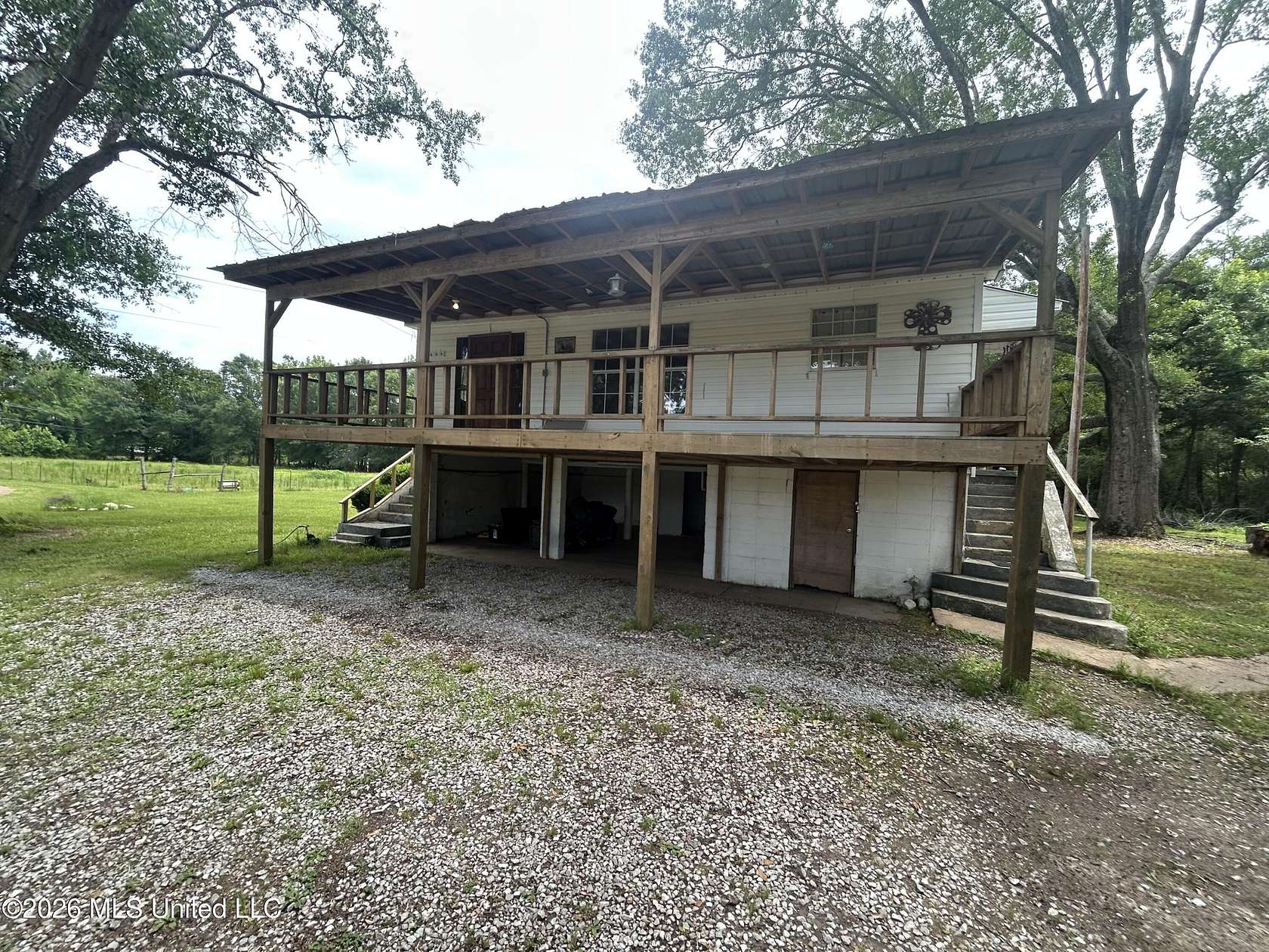 5.34 Acres of Land with Home for Sale in Vaiden, Mississippi