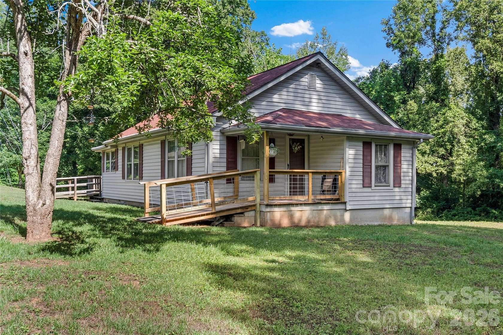 3.57 Acres of Land with Home for Sale in Moravian Falls, North Carolina