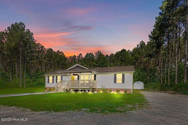 10.2 Acres of Recreational Land with Home for Sale in Gates, North Carolina