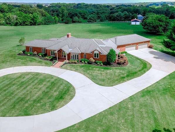 5.17 Acres of Land with Home for Sale in Georgetown, Kentucky