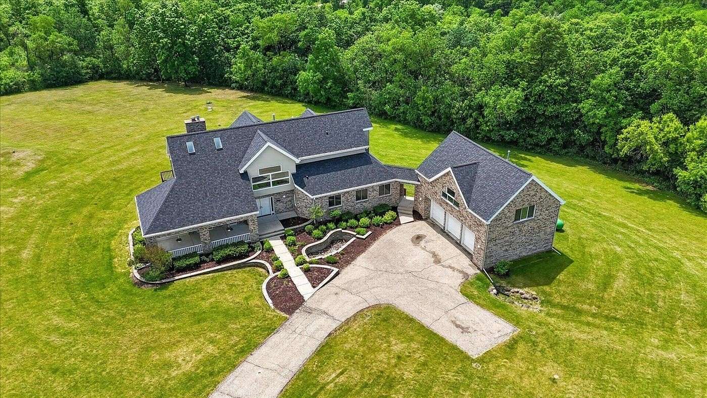 15 Acres of Land with Home for Sale in Blue Mounds, Wisconsin