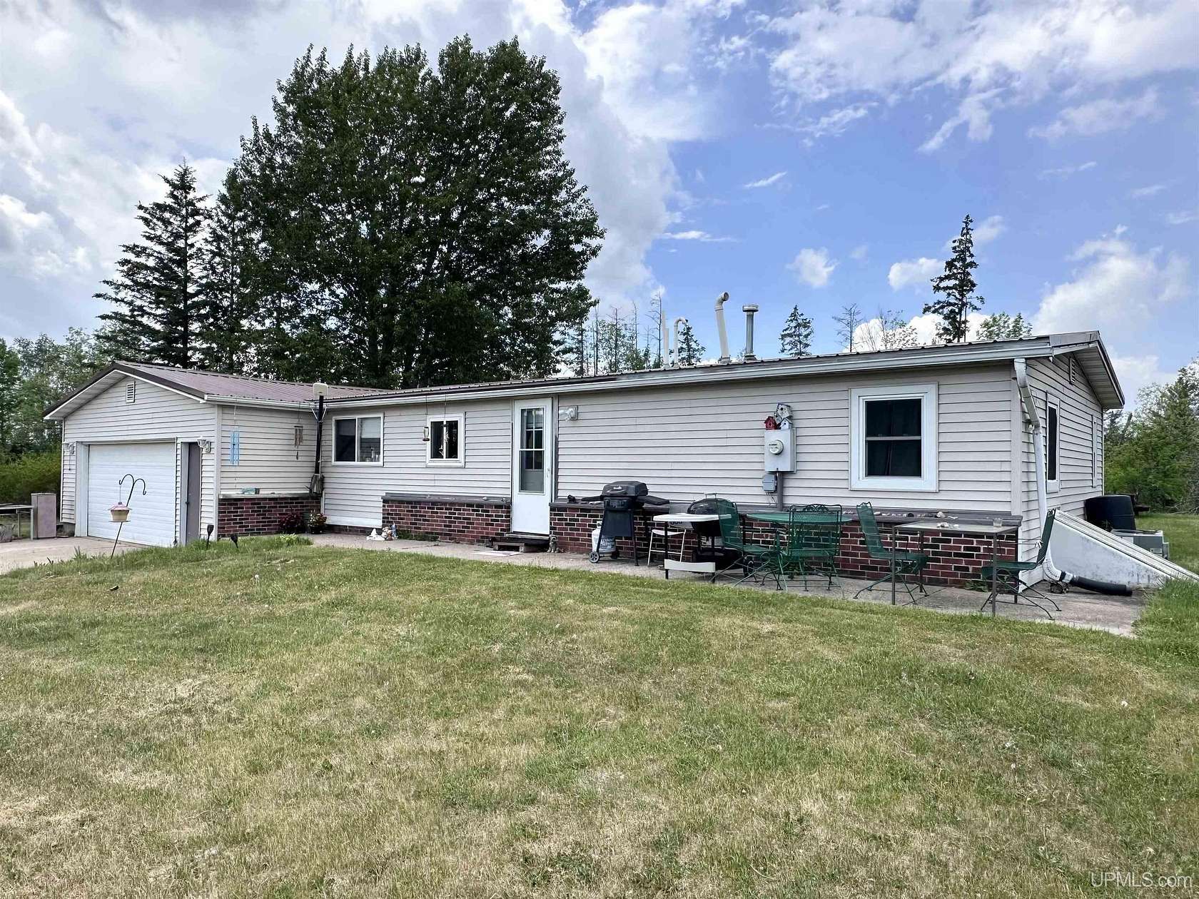 16.6 Acres of Land with Home for Sale in Hermansville, Michigan