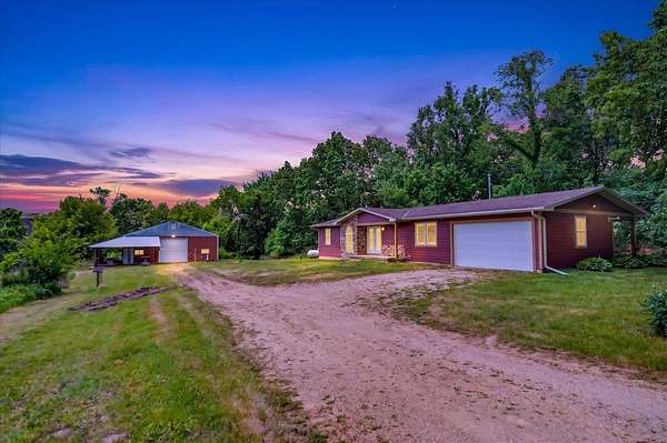 25.2 Acres of Recreational Land with Home for Sale in Belleville, Wisconsin