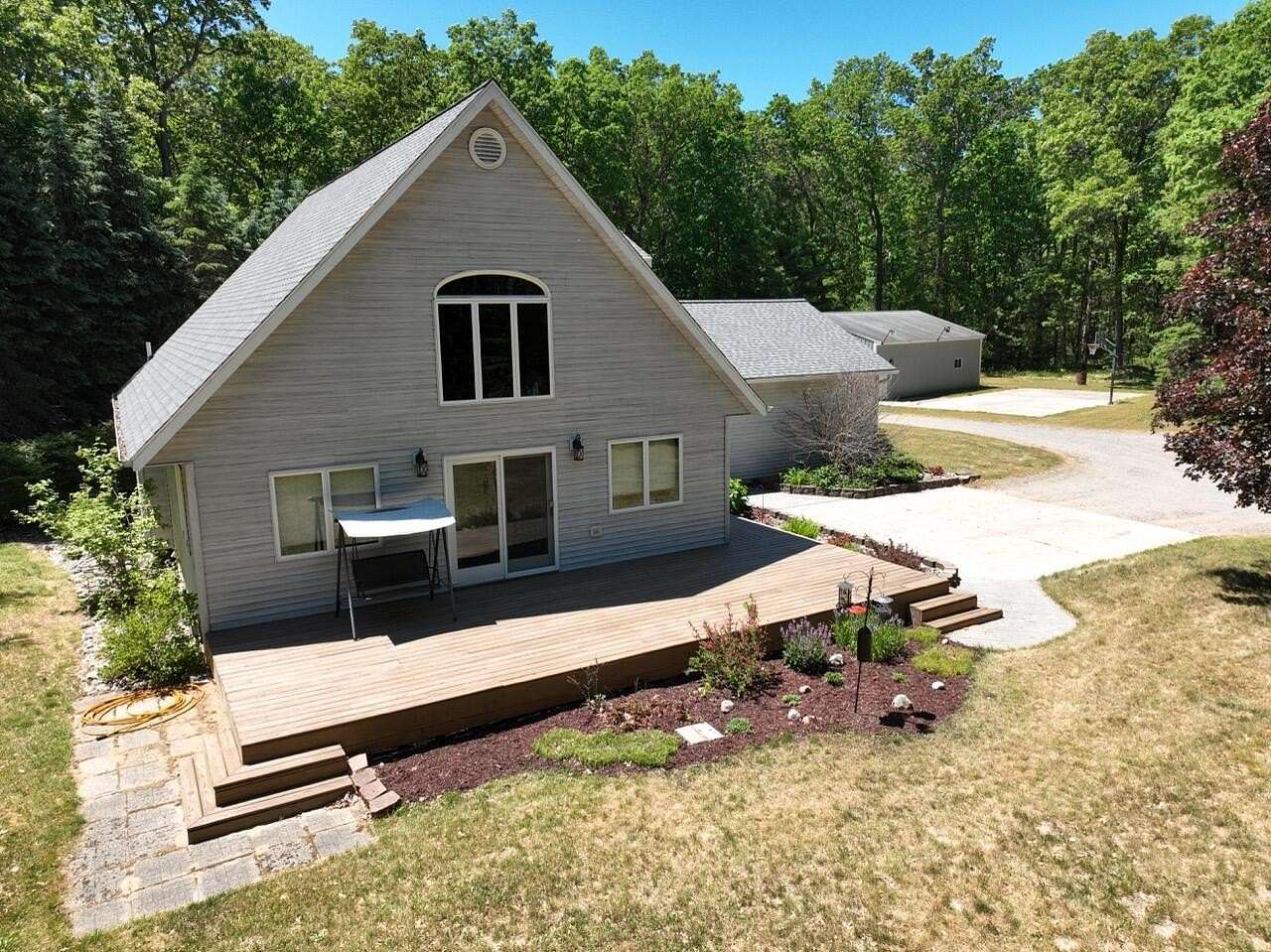 10.7 Acres of Land with Home for Sale in Newaygo, Michigan