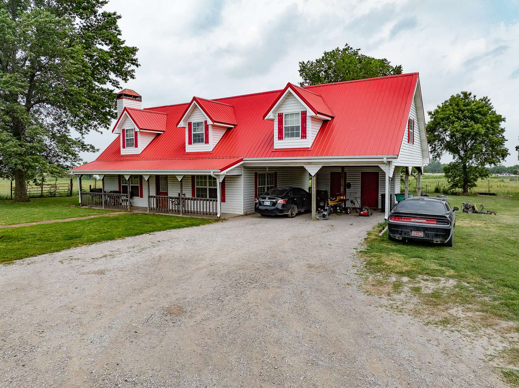 56 Acres of Agricultural Land with Home for Auction in Afton, Oklahoma