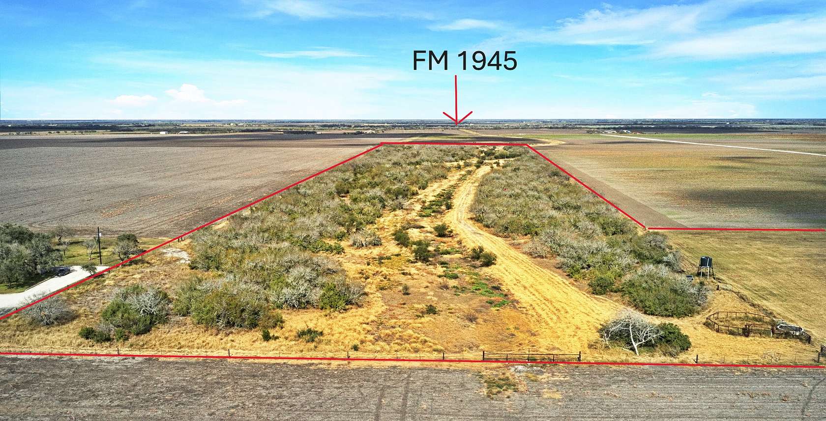53.5 Acres of Land for Sale in Sinton, Texas