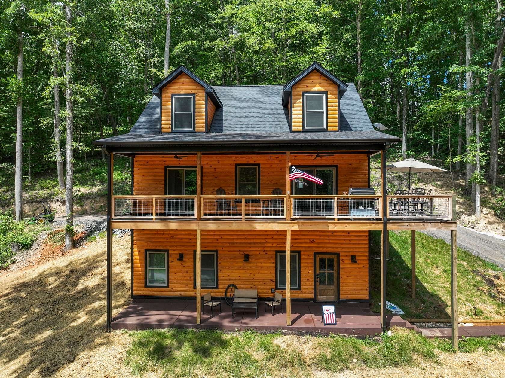 8.5 Acres of Land with Home for Sale in Bon Aqua, Tennessee
