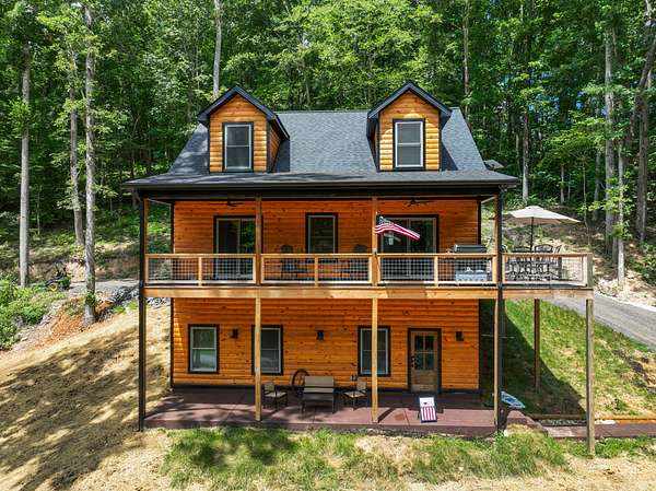 8.5 Acres of Land with Home for Sale in Bon Aqua, Tennessee