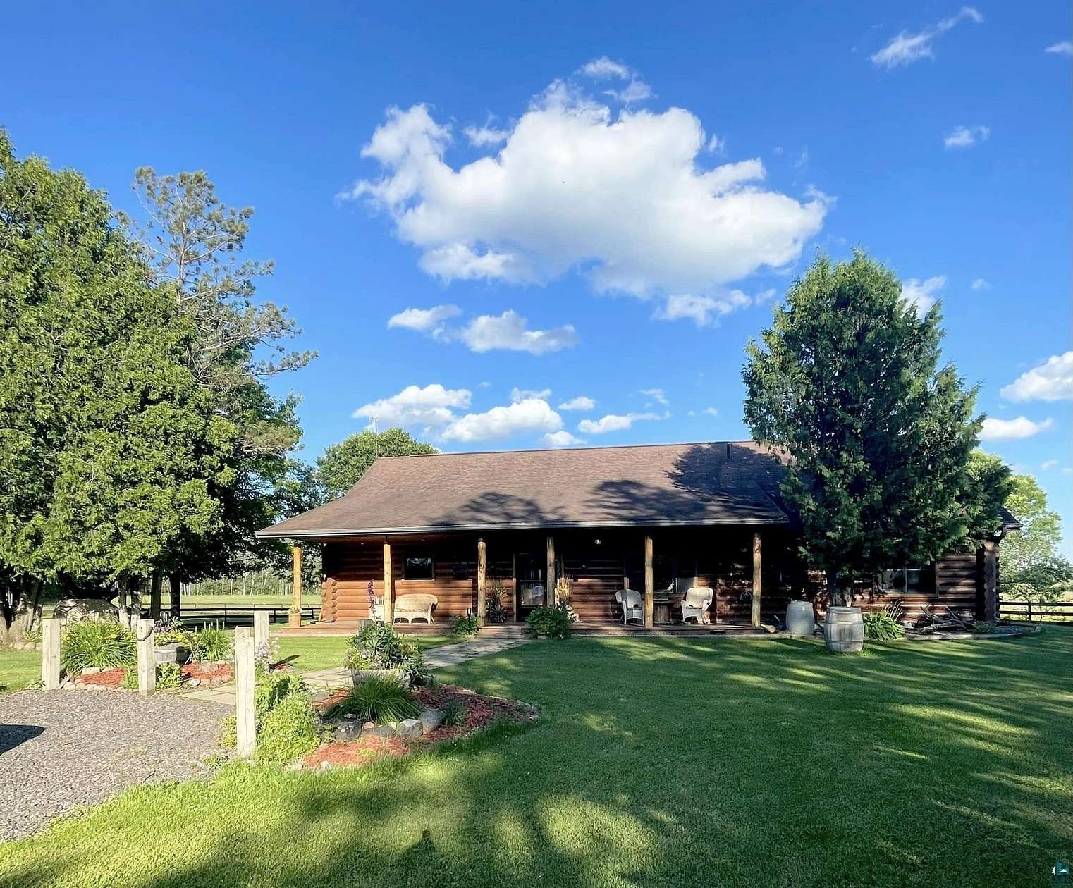 39 Acres of Recreational Land with Home for Lease in Iron River, Wisconsin