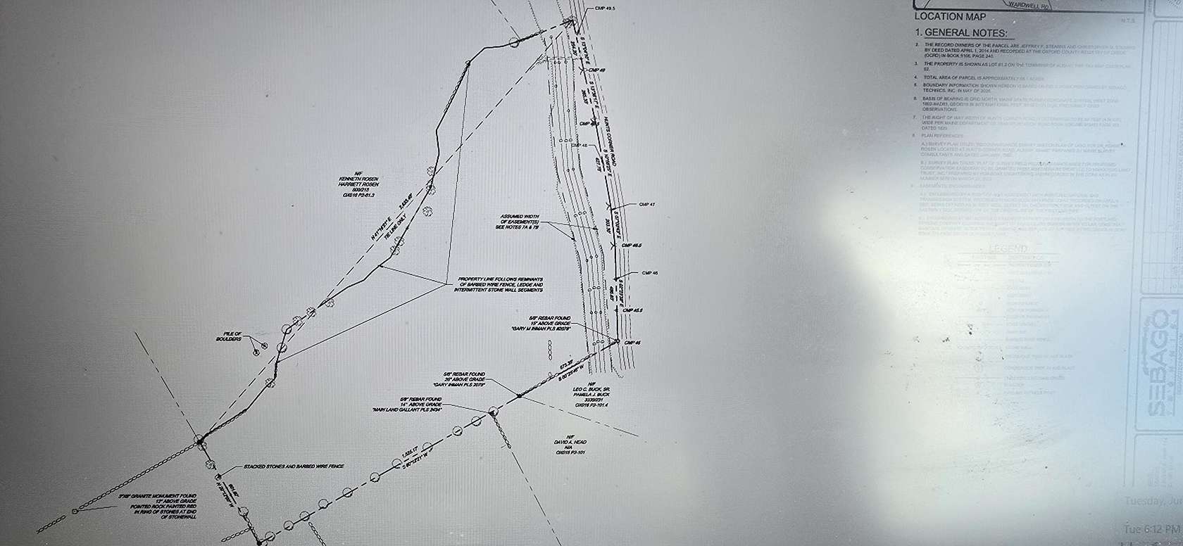 58.1 Acres of Recreational Land for Sale in Albany Township, Maine