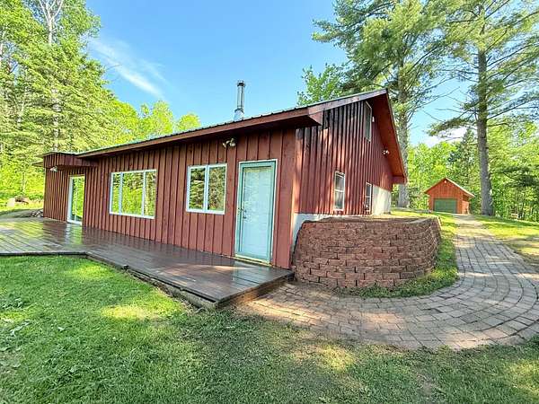 10 Acres of Recreational Land with Home for Sale in Herbster, Wisconsin