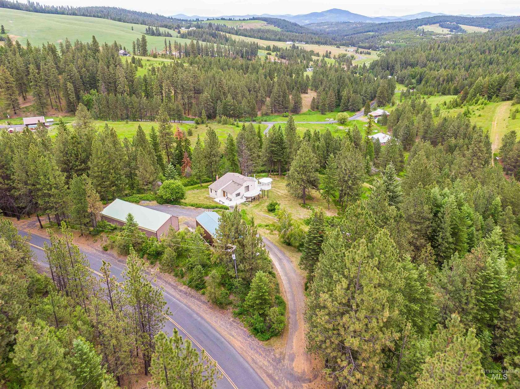 6.38 Acres of Land with Home for Sale in Viola, Idaho