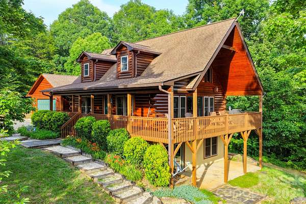 4 Acres of Land with Home for Sale in Lake Lure, North Carolina