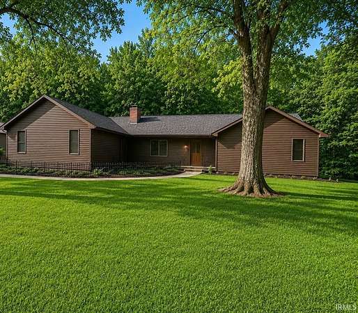 1.55 Acres of Land with Home for Sale in New Harmony, Indiana