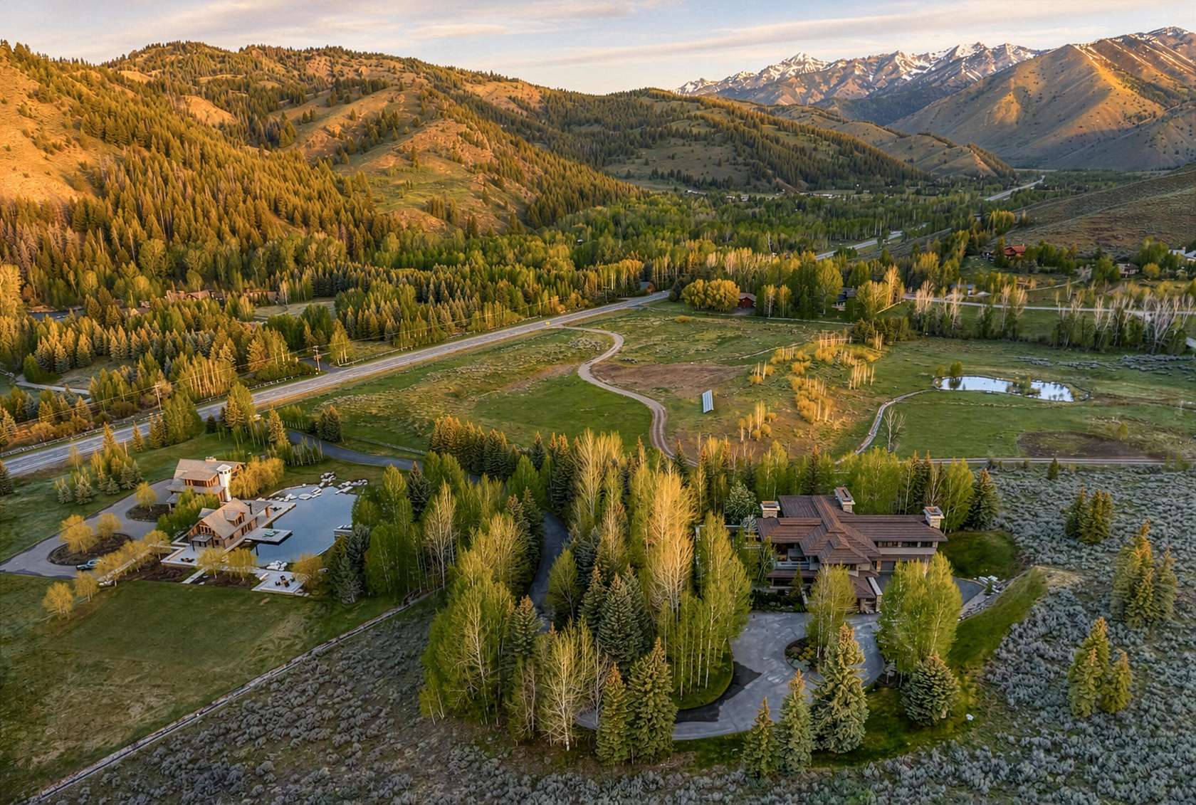 11.7 Acres of Land with Home for Sale in Ketchum, Idaho