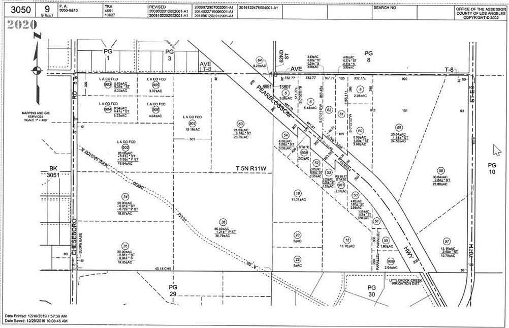 2 Acres of Land for Sale in Littlerock, California