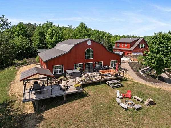 38 Acres of Land with Home for Sale in East Jordan, Michigan