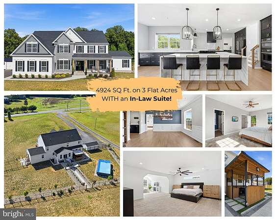 3 Acres of Land with Home for Sale in Bryantown, Maryland