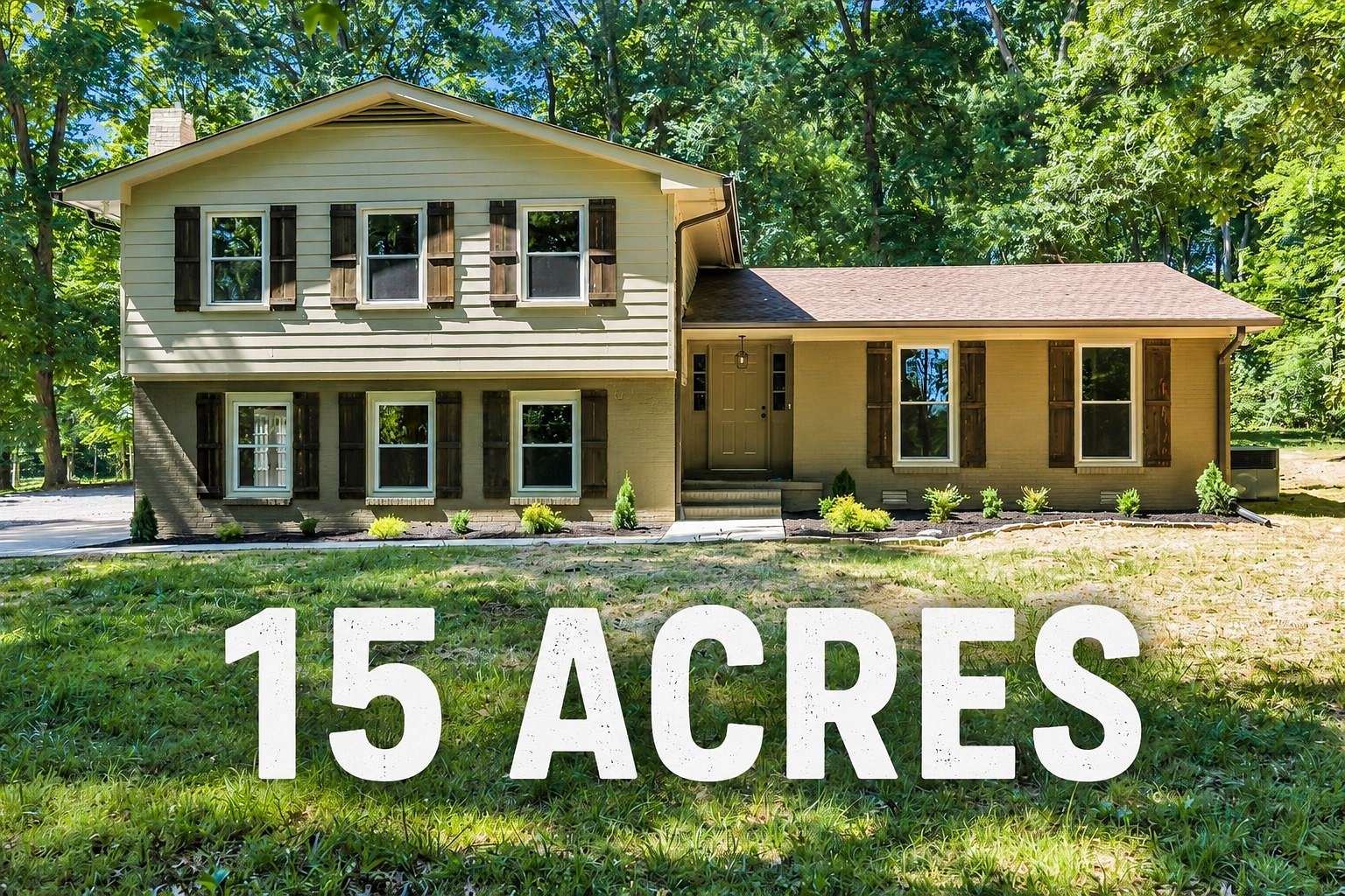15.2 Acres of Land with Home for Sale in Shelbyville, Tennessee