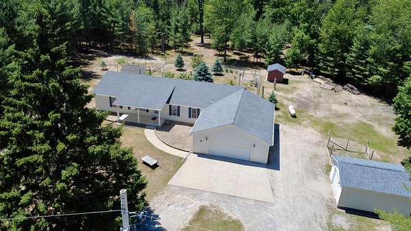 2.5 Acres of Land with Home for Sale in Alger, Michigan