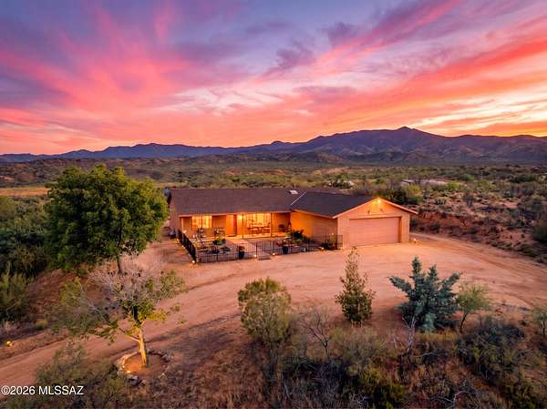 5 Acres of Land with Home for Sale in Oracle, Arizona