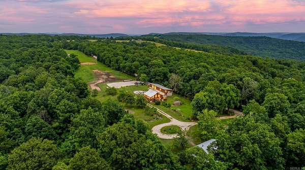 18 Acres of Land with Home for Sale in Jasper, Arkansas
