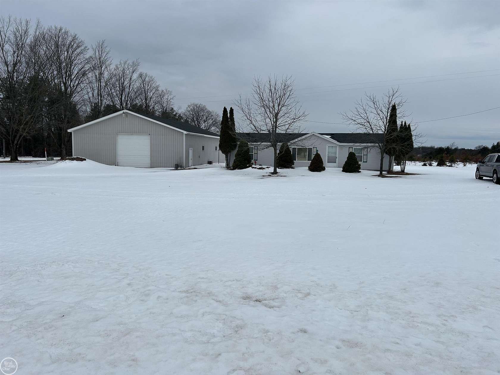 30 Acres of Recreational Land with Home for Sale in Mesick, Michigan
