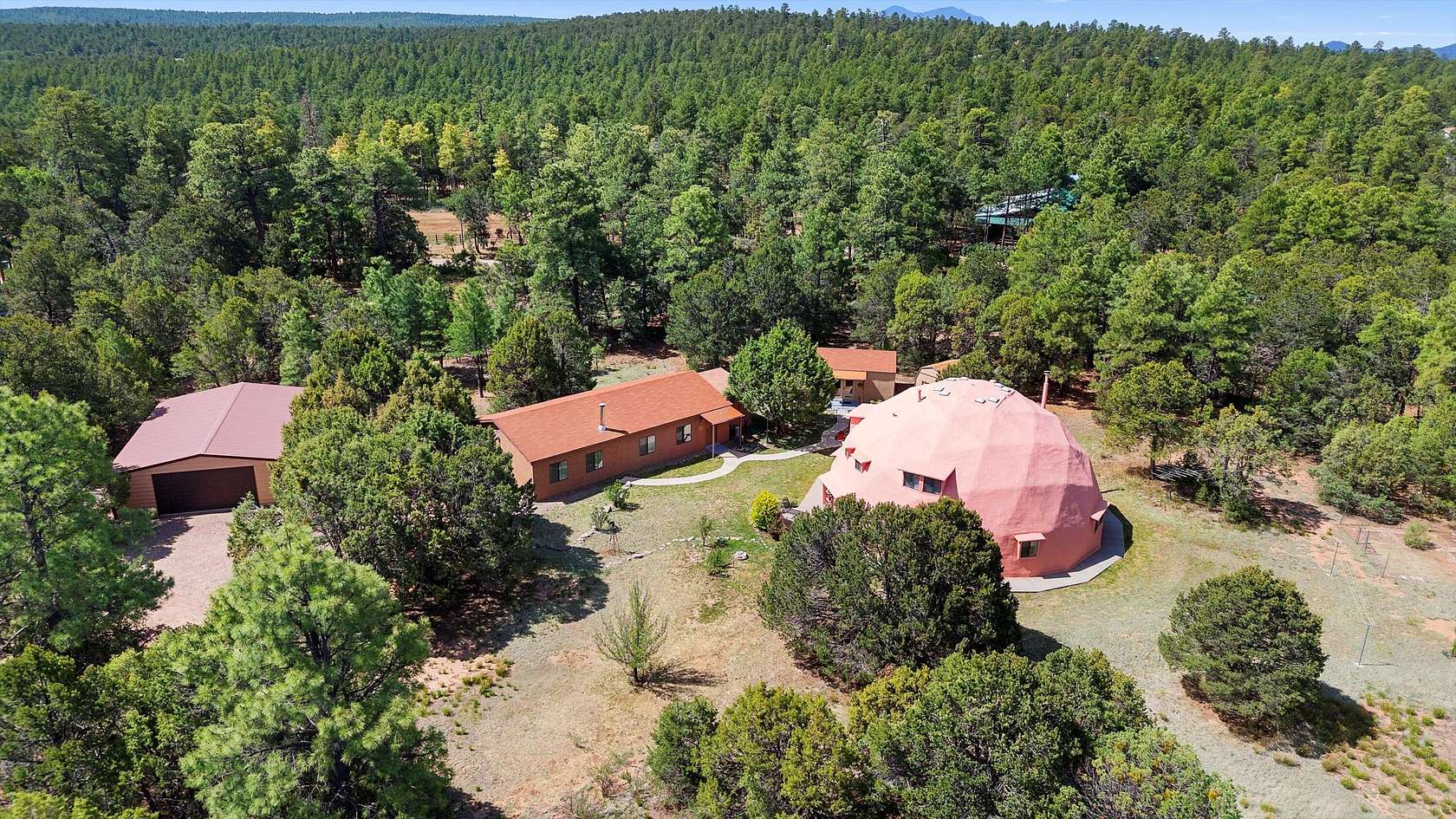 4.1 Acres of Land with Home for Sale in Tijeras, New Mexico