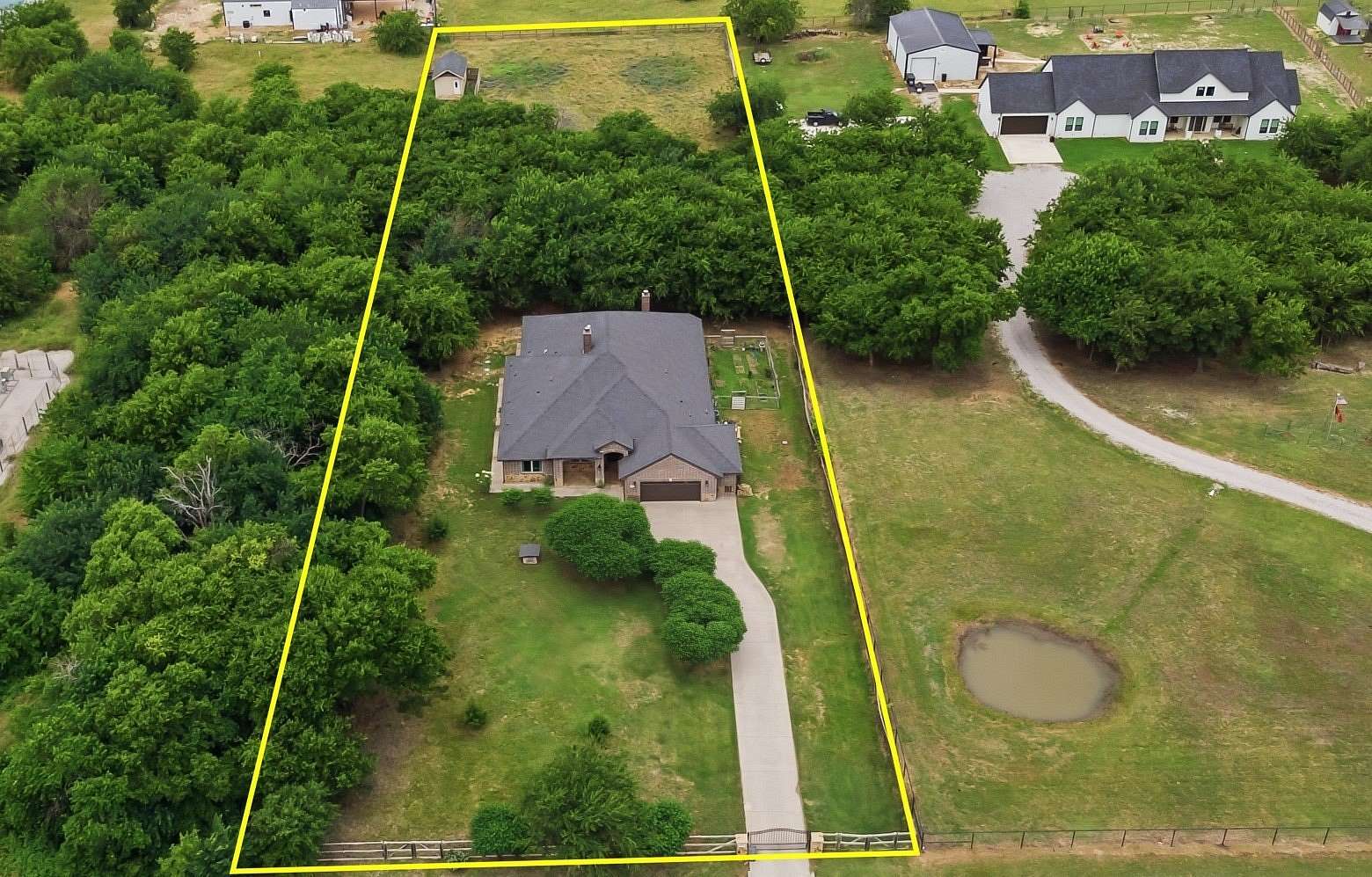 1.6 Acres of Land with Home for Sale in Justin, Texas