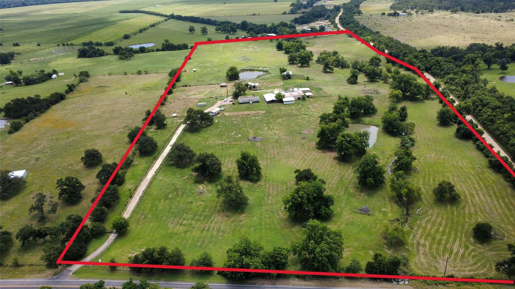 40.2 Acres of Land with Home for Sale in Cameron, Texas