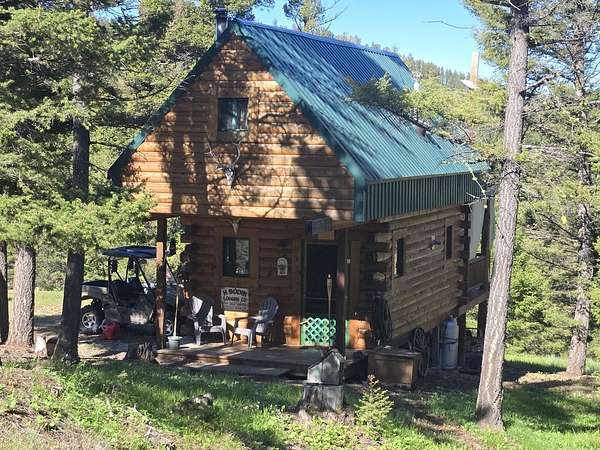 40 Acres of Recreational Land with Home for Sale in Helmville, Montana